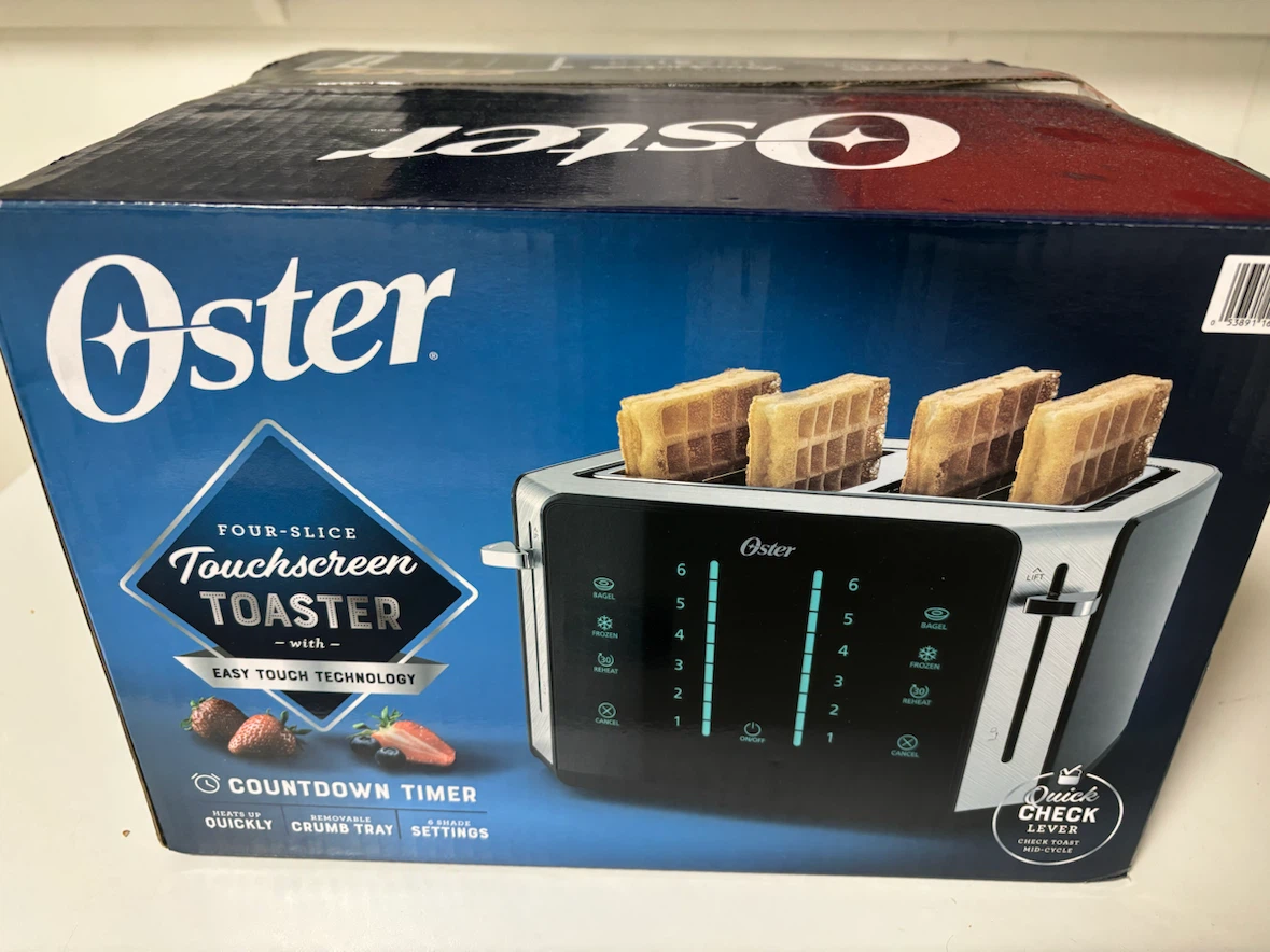 OSTER FOUR-SLICE TOUCHSCREEN TOASTER