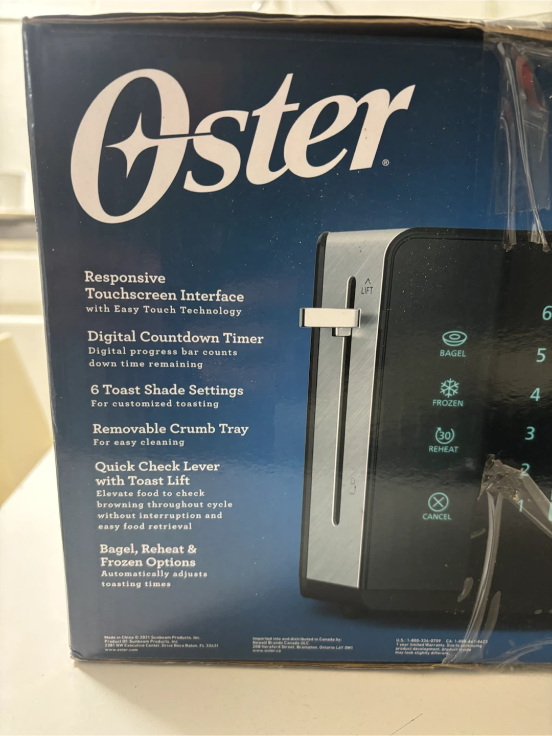 OSTER FOUR-SLICE TOUCHSCREEN TOASTER - photo 3
