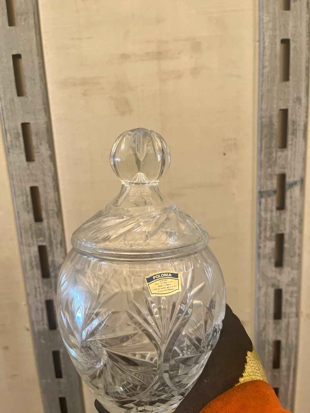 Polonia Crystal Jar with Lid
