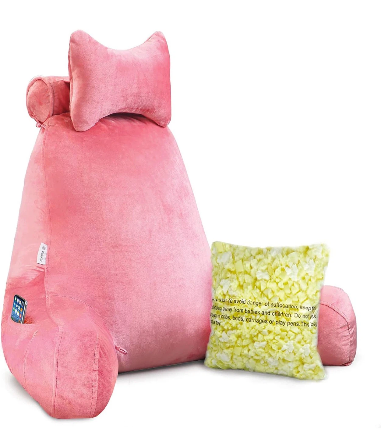 Vekkia Premium Soft Reading & Bed Rest Pillow