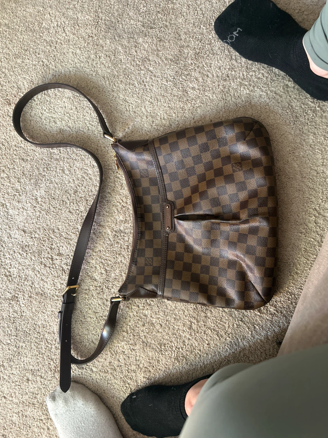 Louis Vuitton Damier Ebene Canvas Shoulder Bag