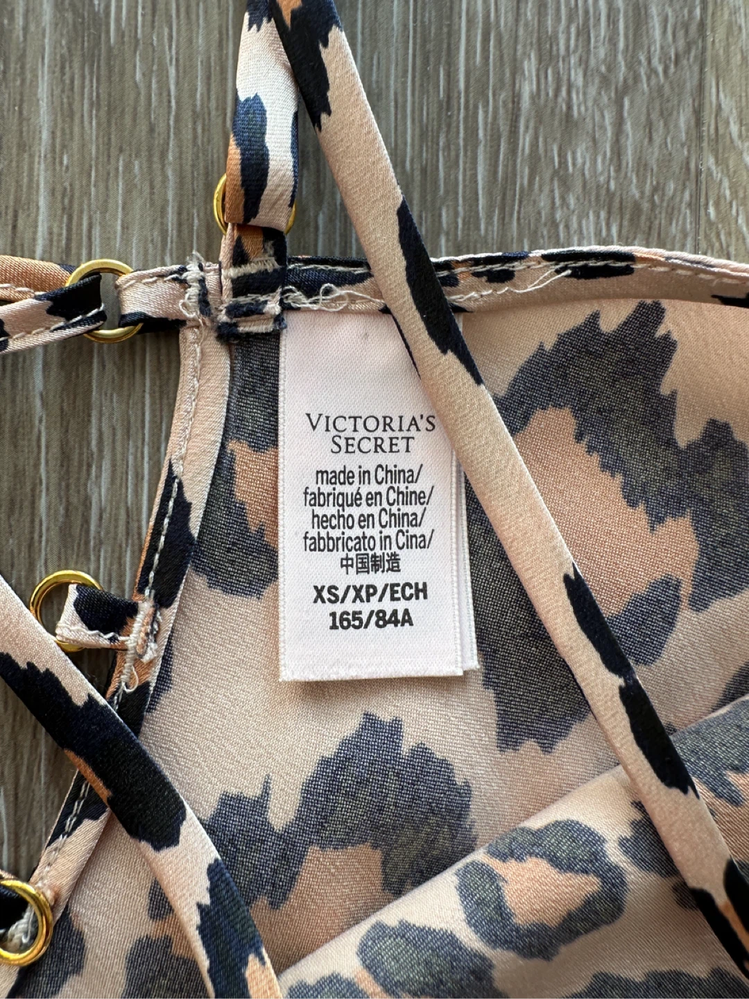 Victoria's Secret Leopard Lace Trim Cami XS - photo 4