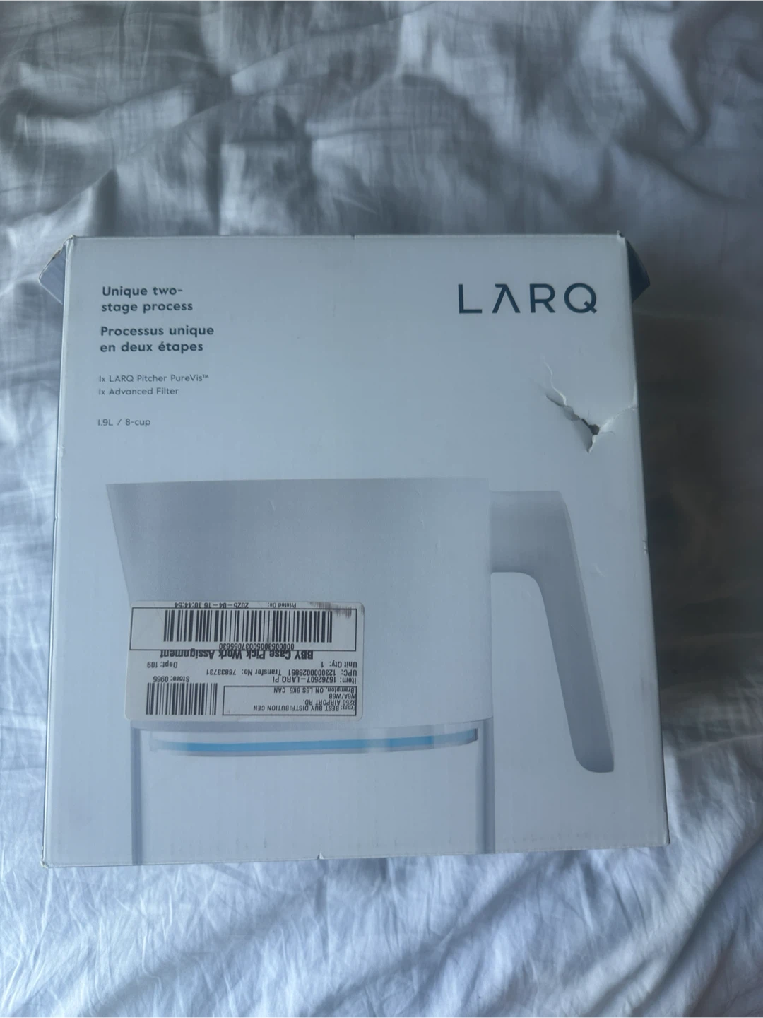 LARQ Pitcher PureVis Water Filter - photo 2