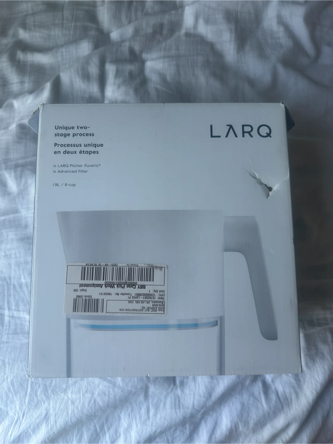 LARQ Pitcher PureVis Water Filter - photo 4