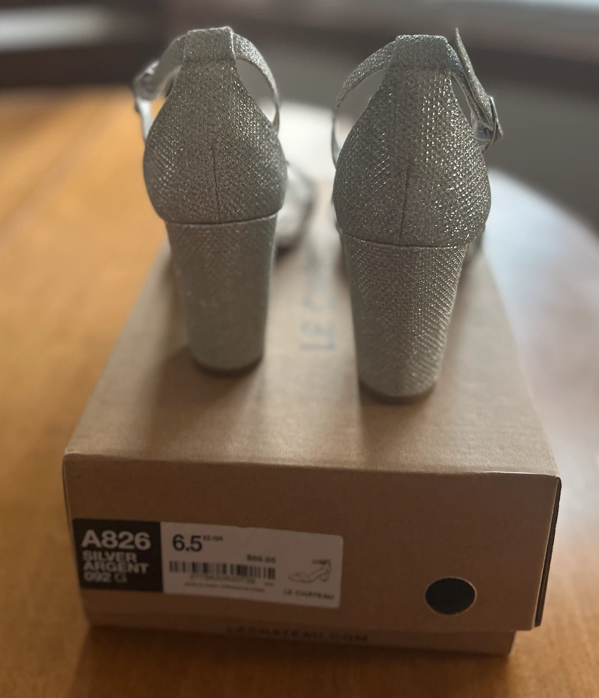 Le Chateau silver heels - photo 3
