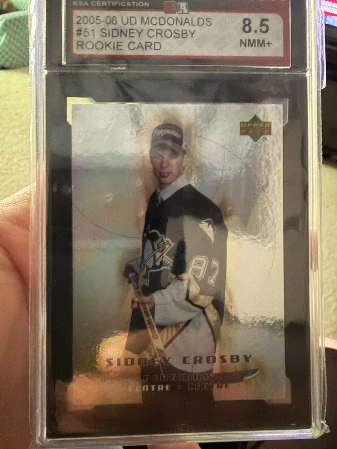 2005-06 UD McDonald's Sidney Crosby Rookie