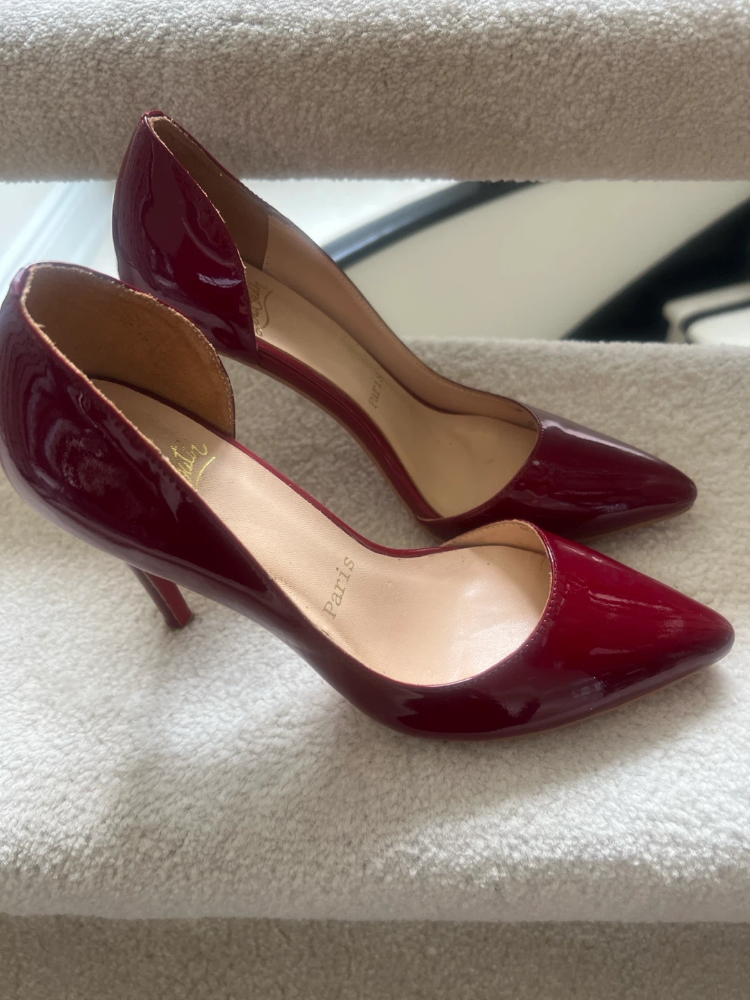Christian Louboutin Red Patent Leather Heels - photo 2