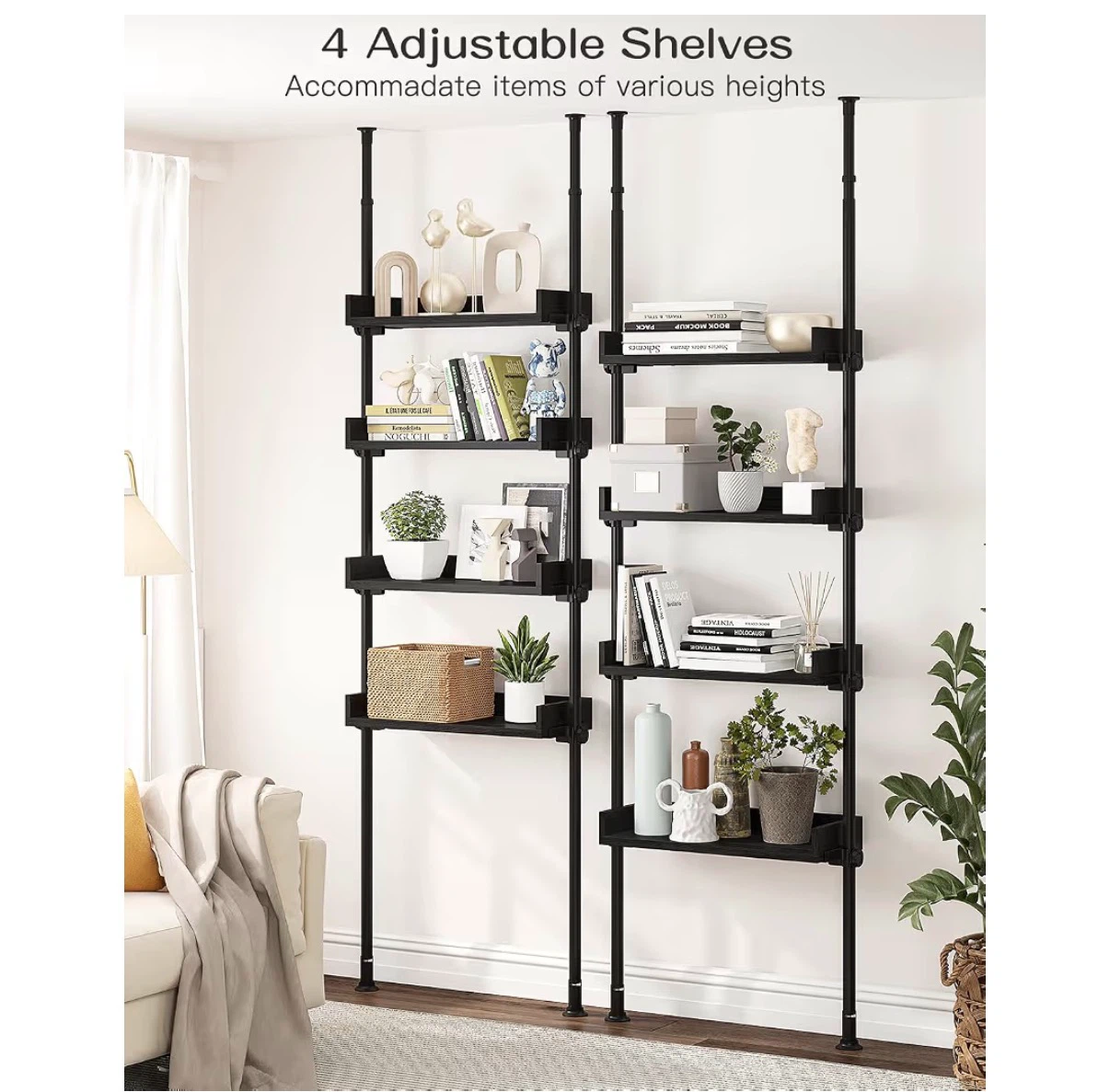 Adjustable Tension Pole Shelf Unit - photo 4