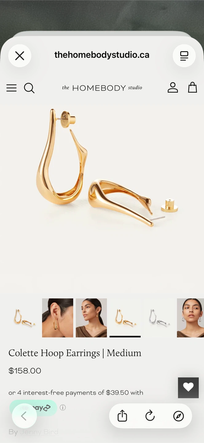 JB medium hook earrings - photo 3