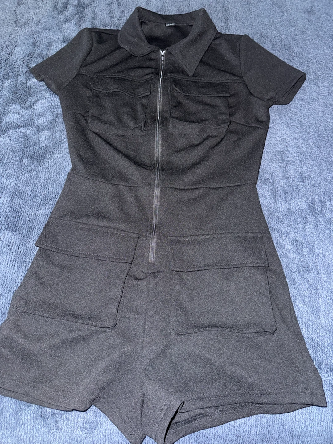 Black Utility Romper with FREE Matching Bag - photo 4