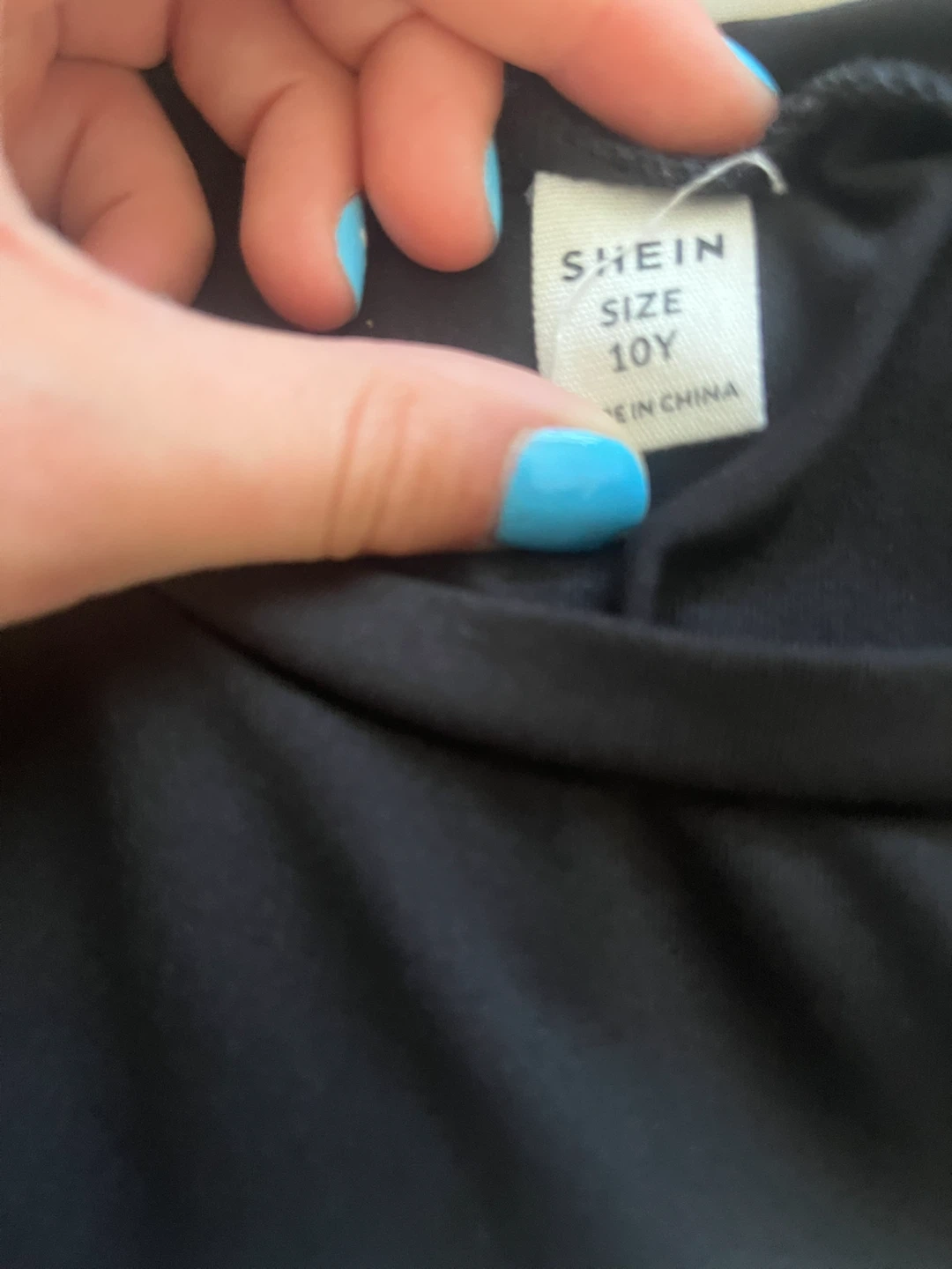 SHEIN Black Long Sleeve "Love Bear" Shirt - Size 10Y - photo 4