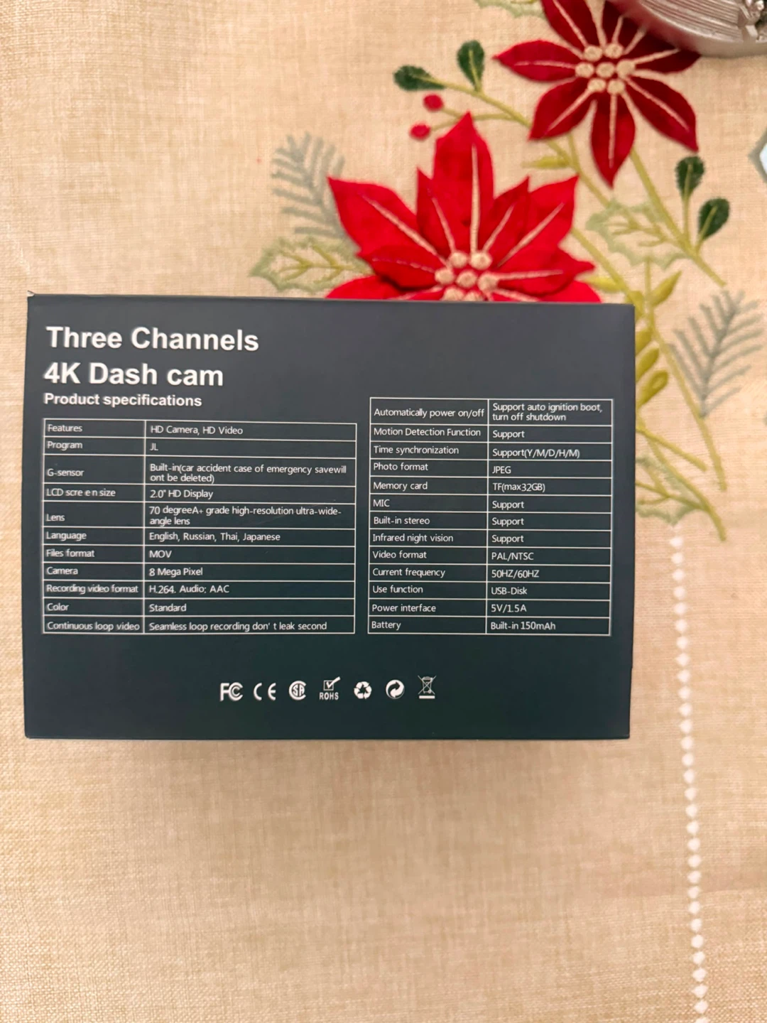Three Channels 4K Dash Cam - photo 5