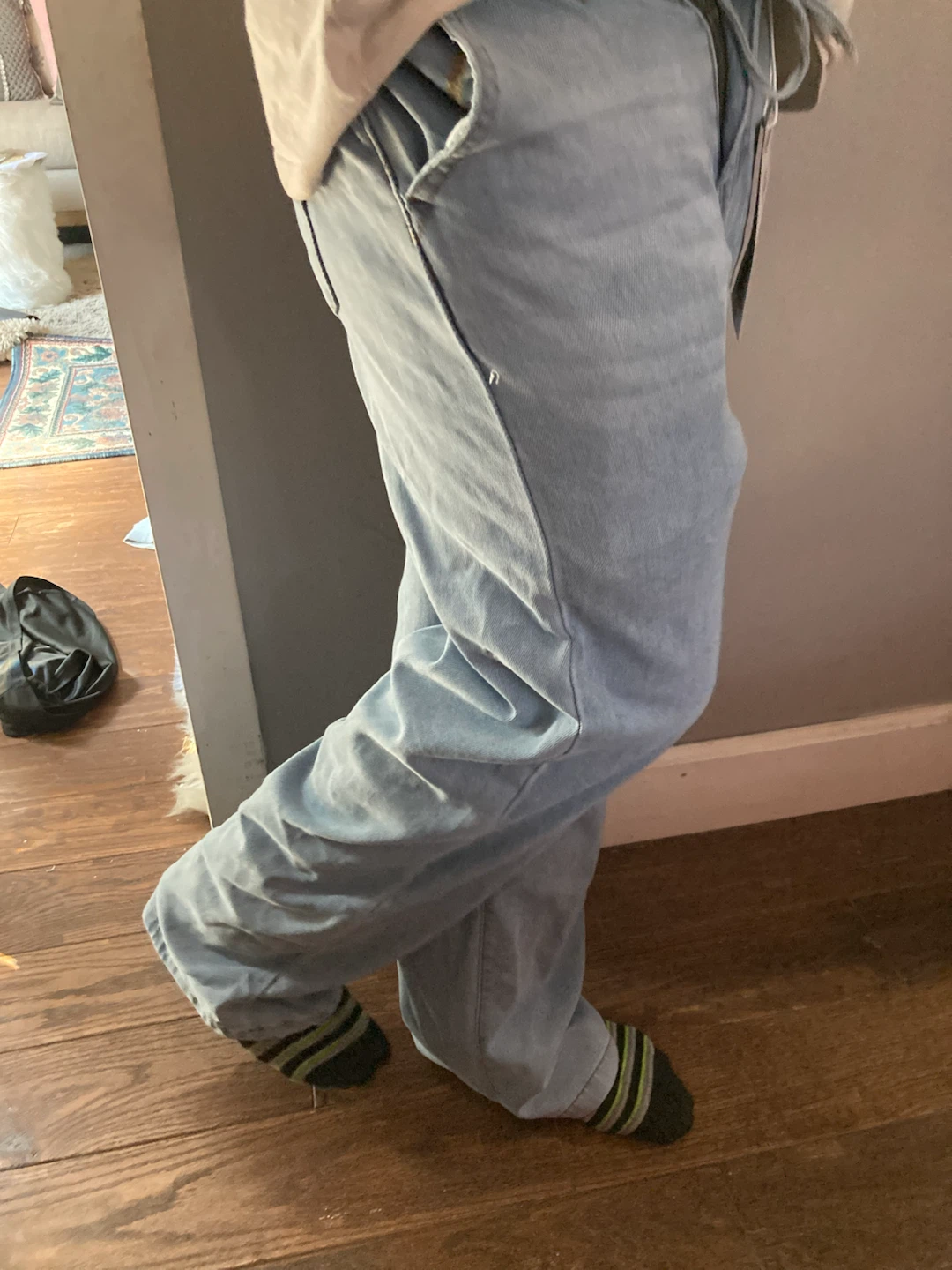 Light Wash Wide Leg Jeans