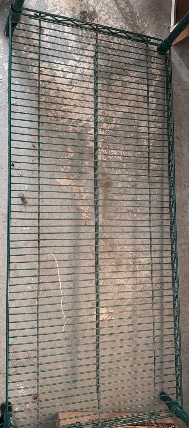 Green metal shelf - photo 2