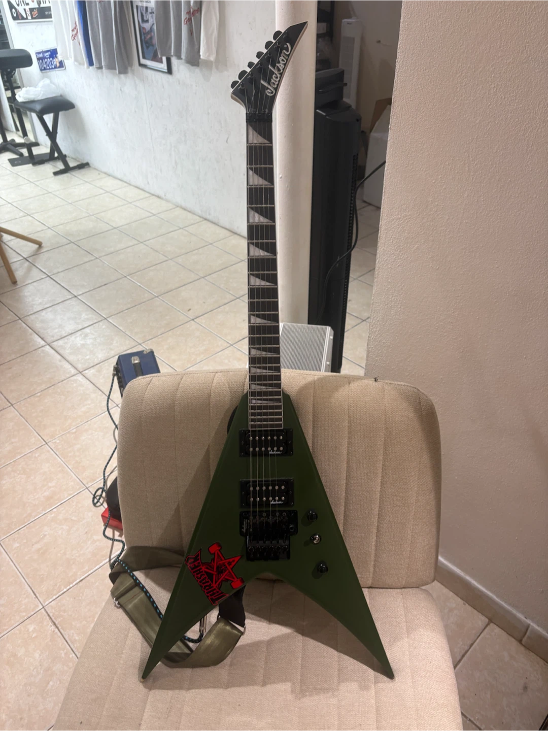 Jackson Electric Guitar - Olive Green
