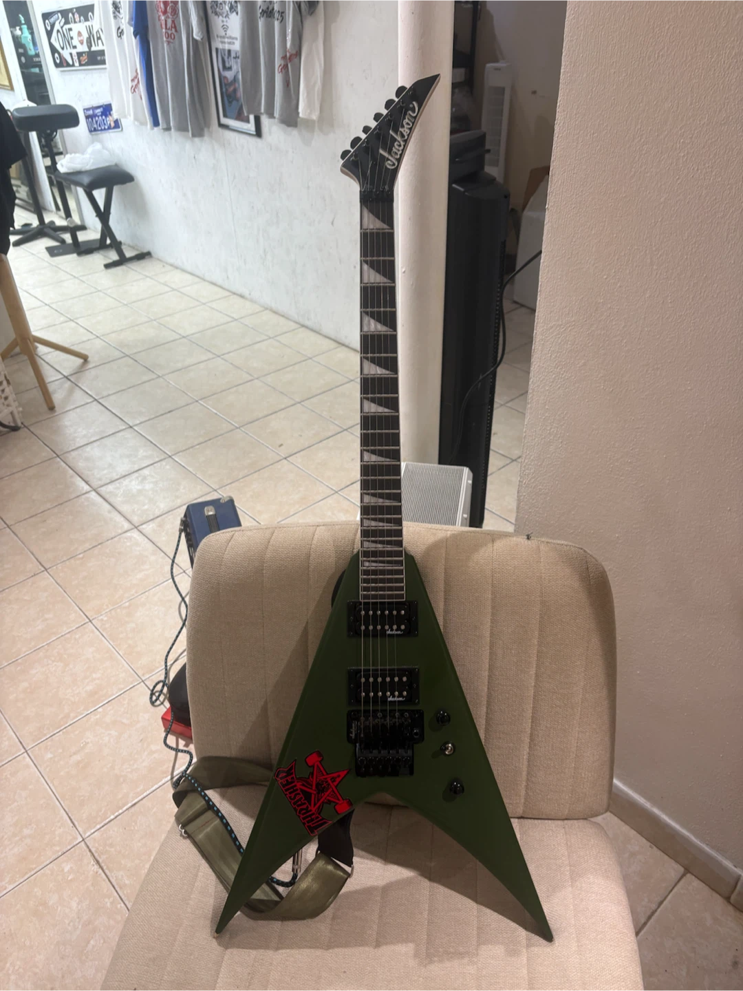 Jackson Electric Guitar - Olive Green - photo 2