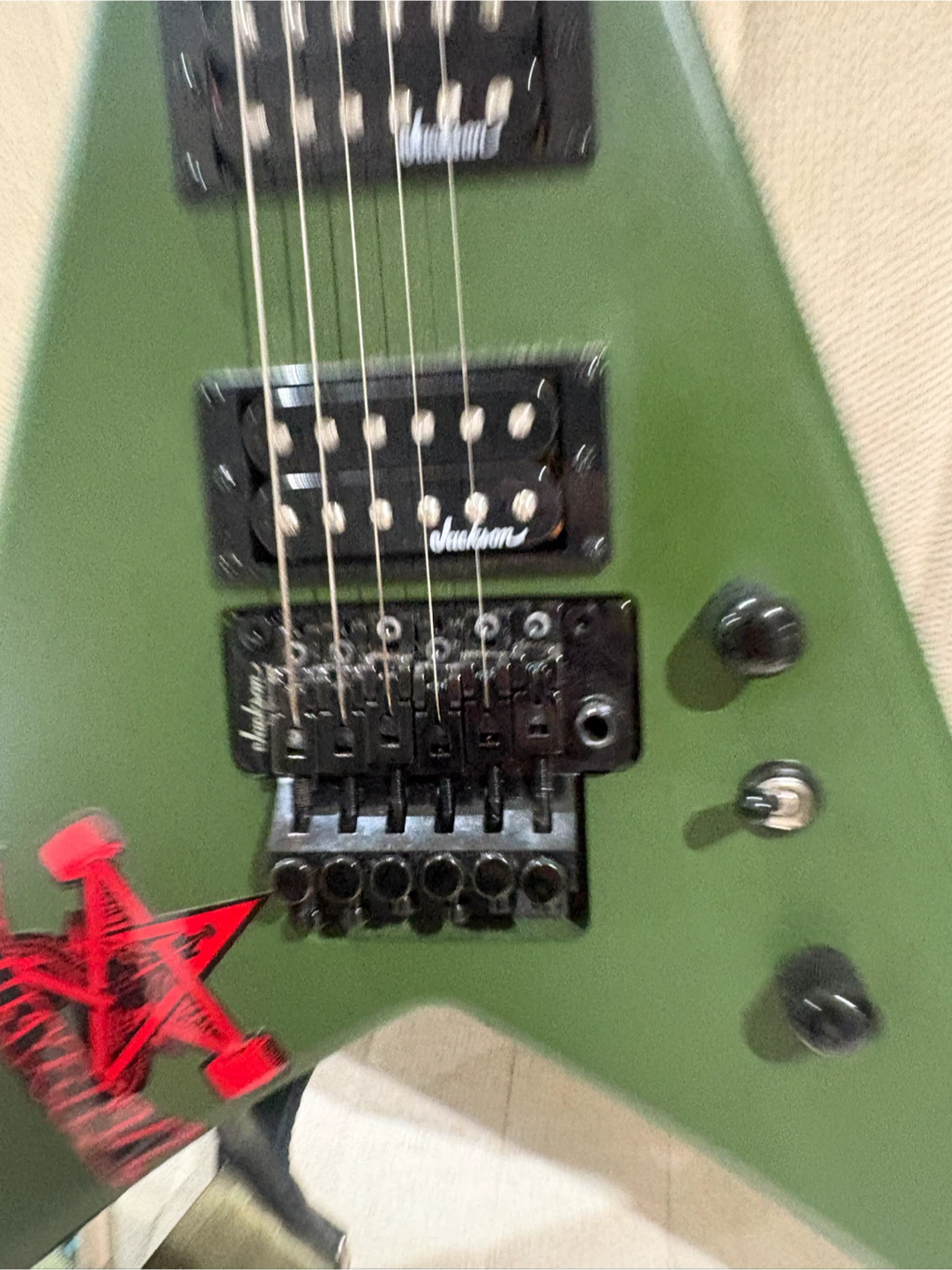 Jackson Electric Guitar - Olive Green - photo 5