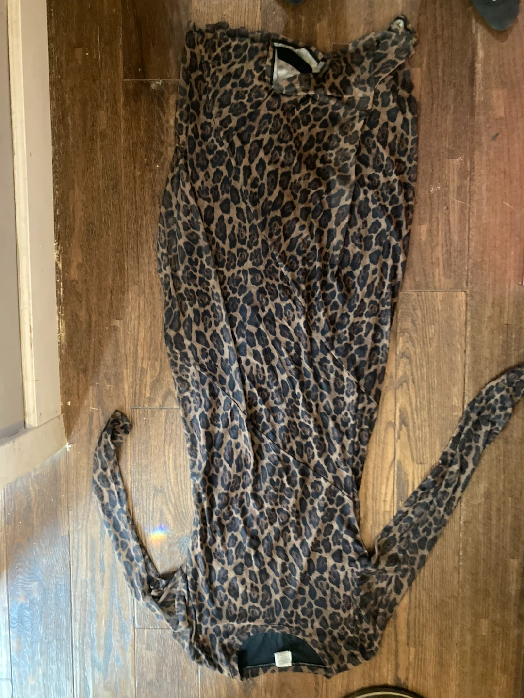 Leopard Print Long Sleeve Top