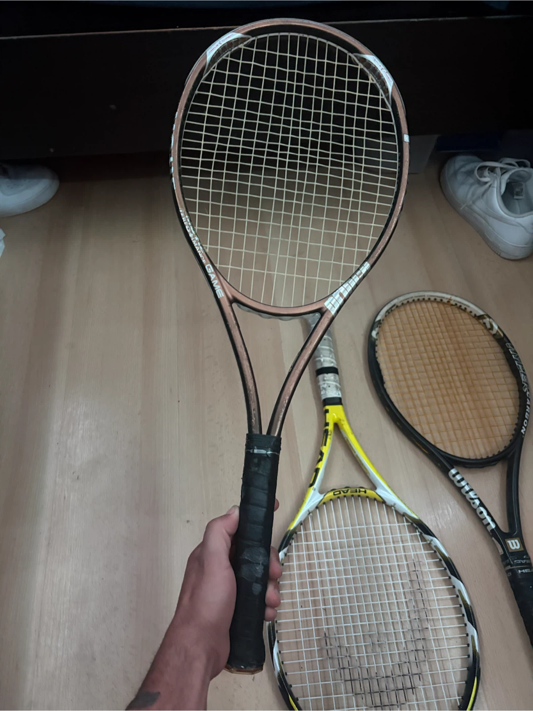 3 tennis rackets + Tennis balls - photo 2
