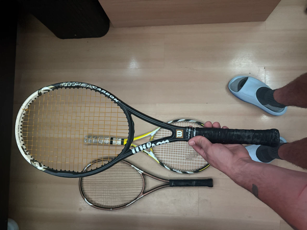 3 tennis rackets + Tennis balls - photo 5