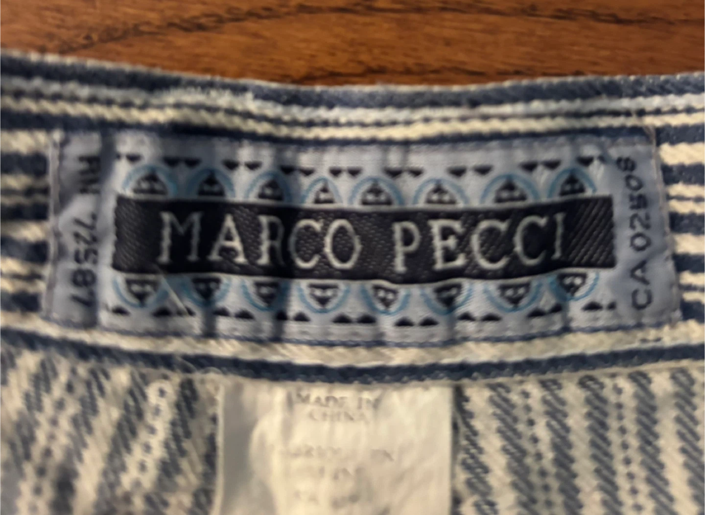 Marco Pecci Striped Denim Shorts - photo 5