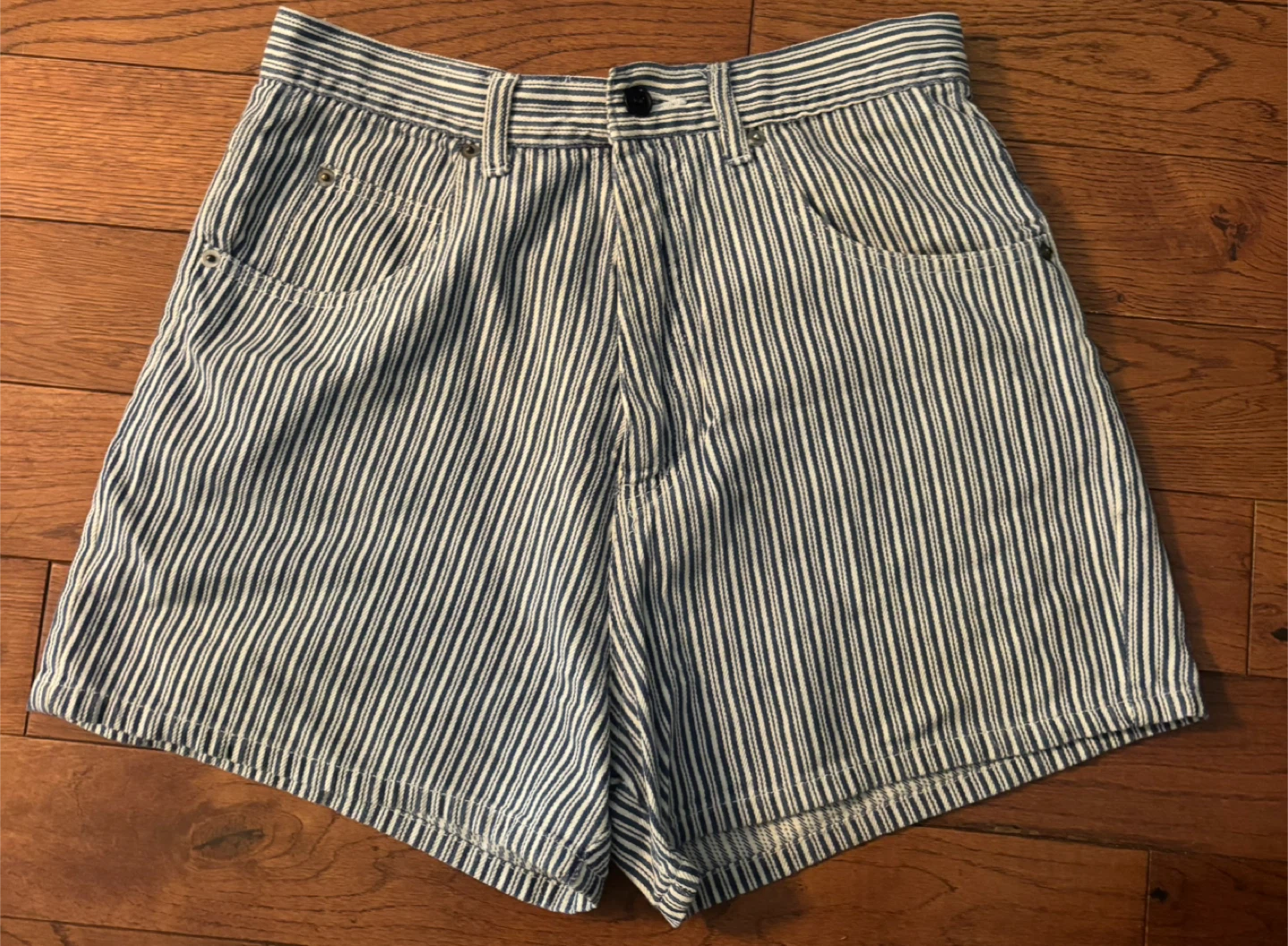 Marco Pecci Striped Denim Shorts - photo 2