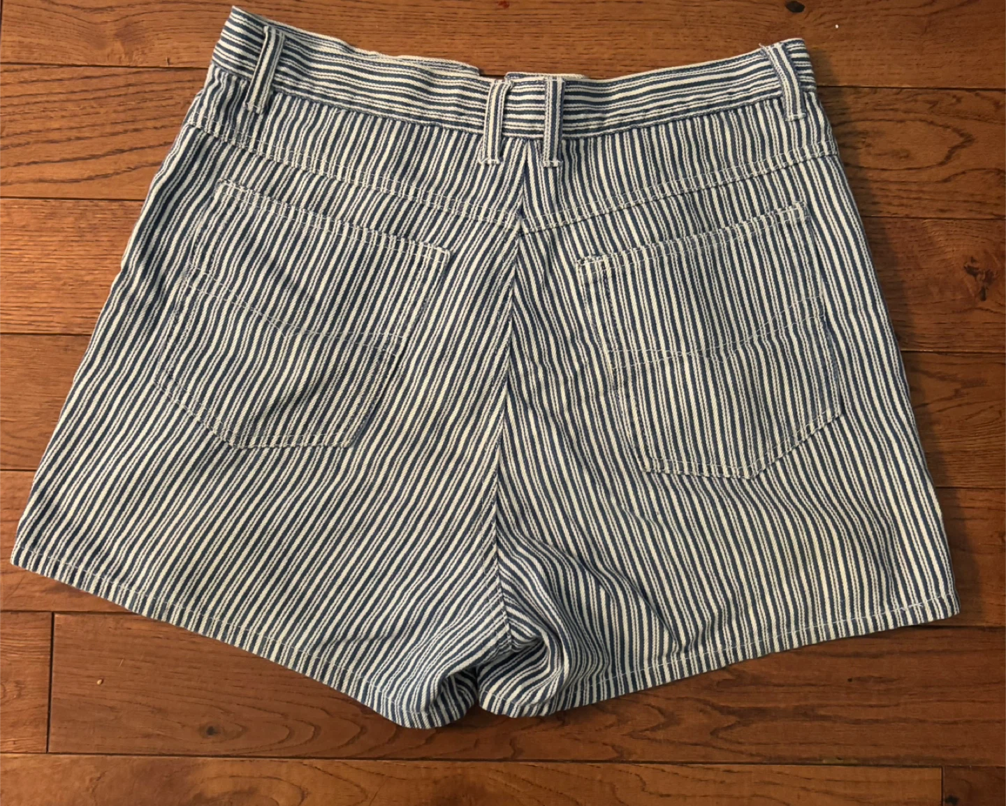 Marco Pecci Striped Denim Shorts