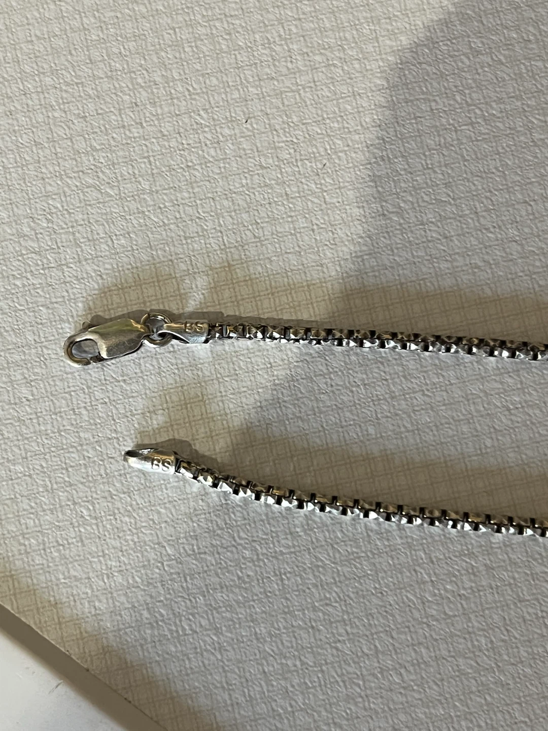 Men’s white gold chain - photo 2