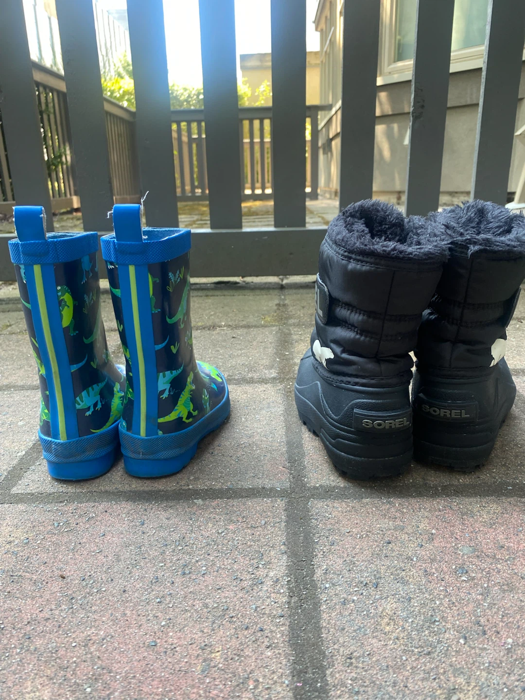 Hatley Dinosaur Rain Boots & Sorel Winter Boots - photo 2