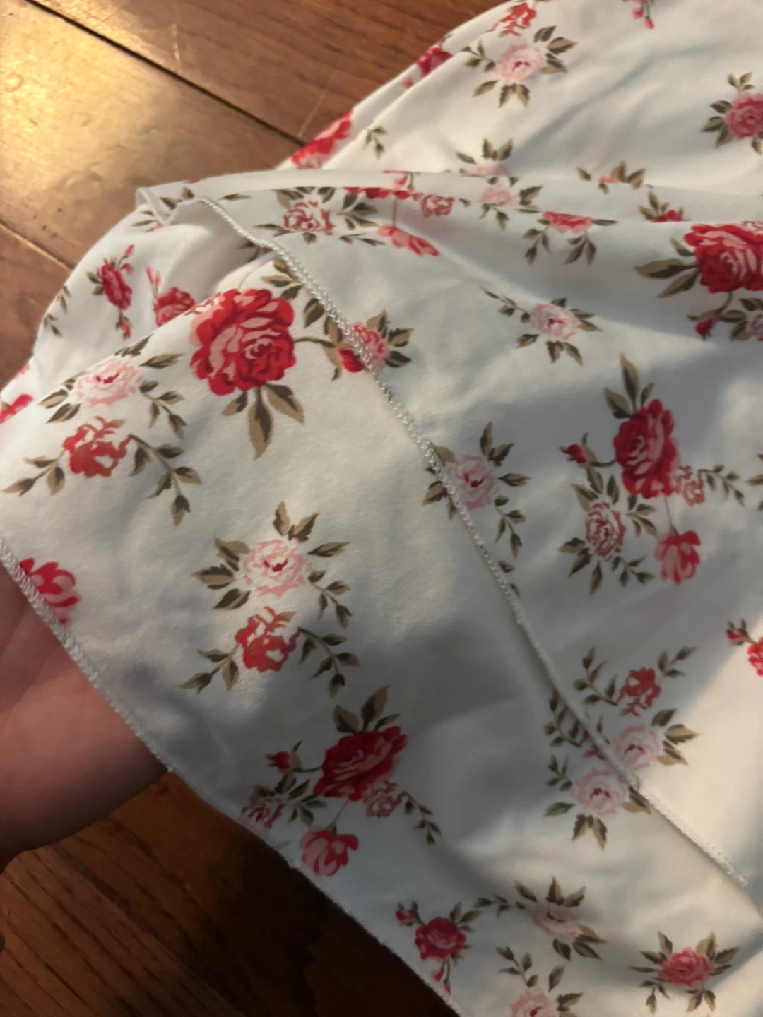 White floral halter dress - photo 4