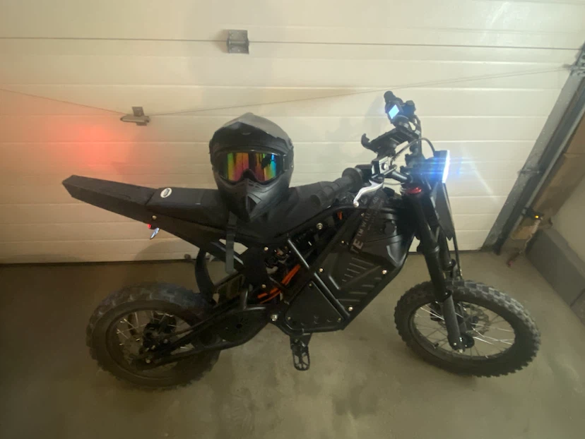 Black Electric Dirt Bike