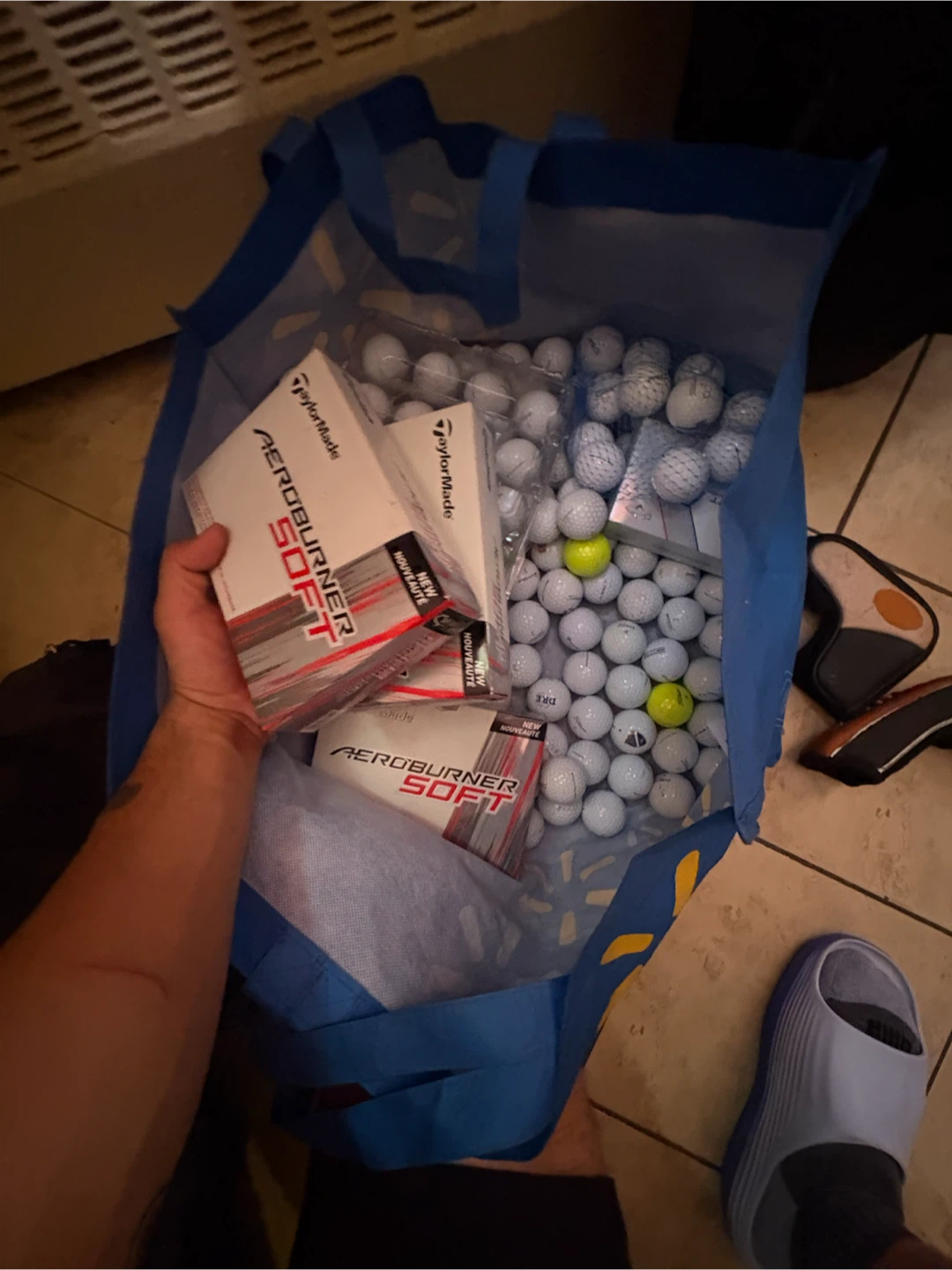 Over 200 Golf balls of variety
