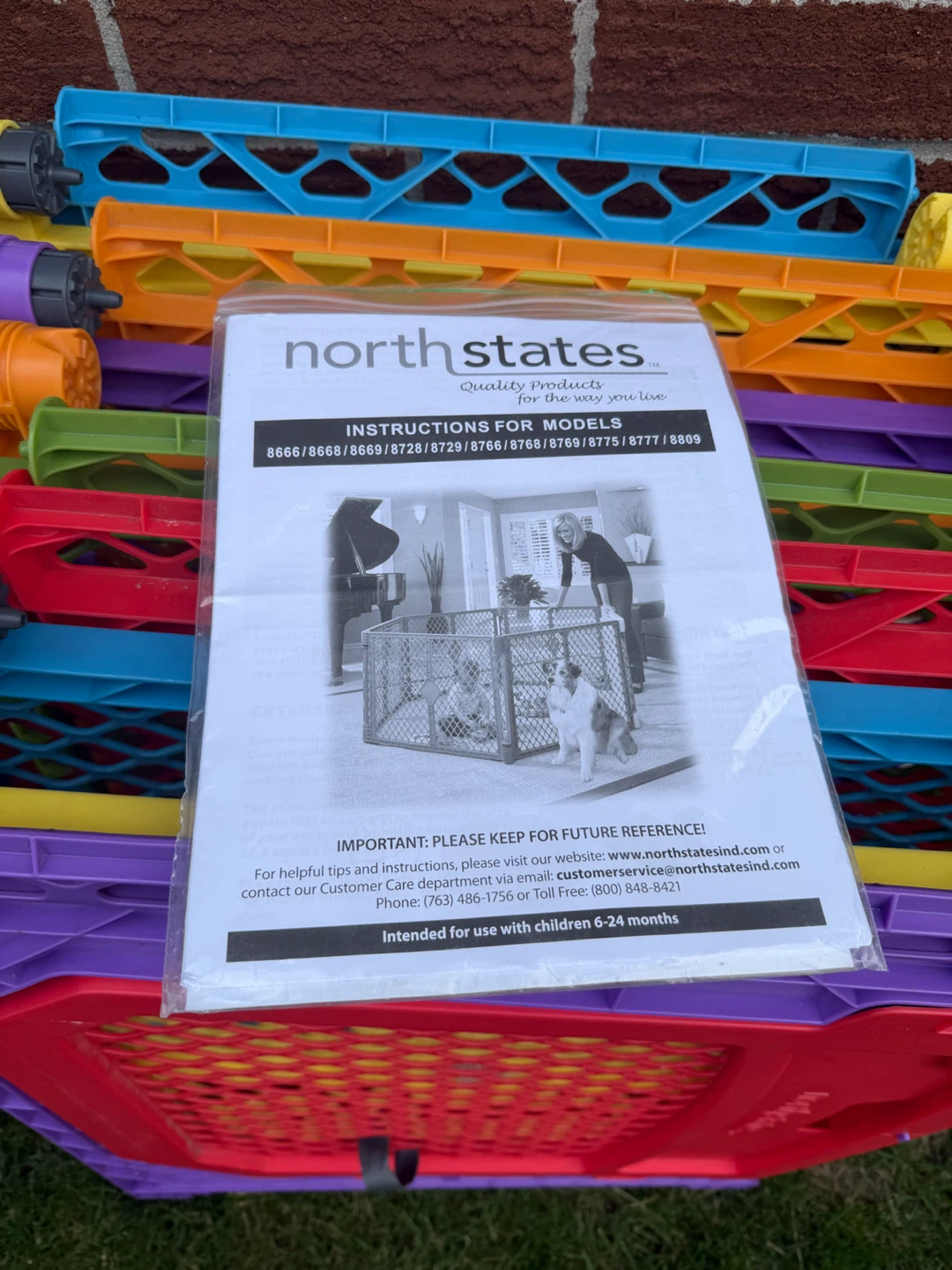 North States Superyard Indoor/Outdoor 8- Panel Play Yard - photo 2
