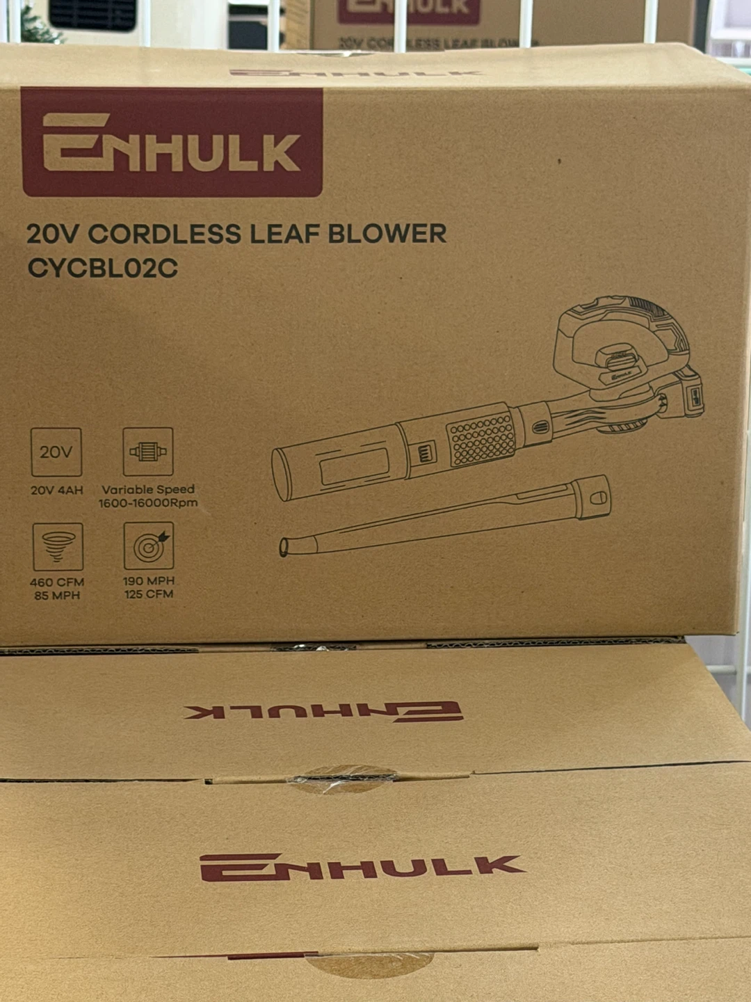 ENHULK 20V Cordless Leaf Blower CYCBL02C - photo 5