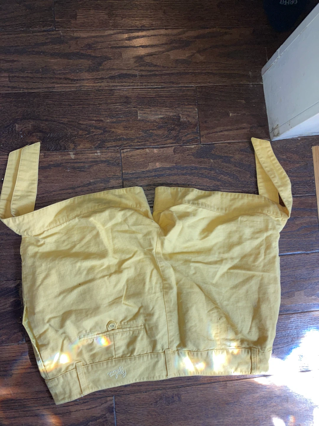 Yellow Button-Up Top - photo 2