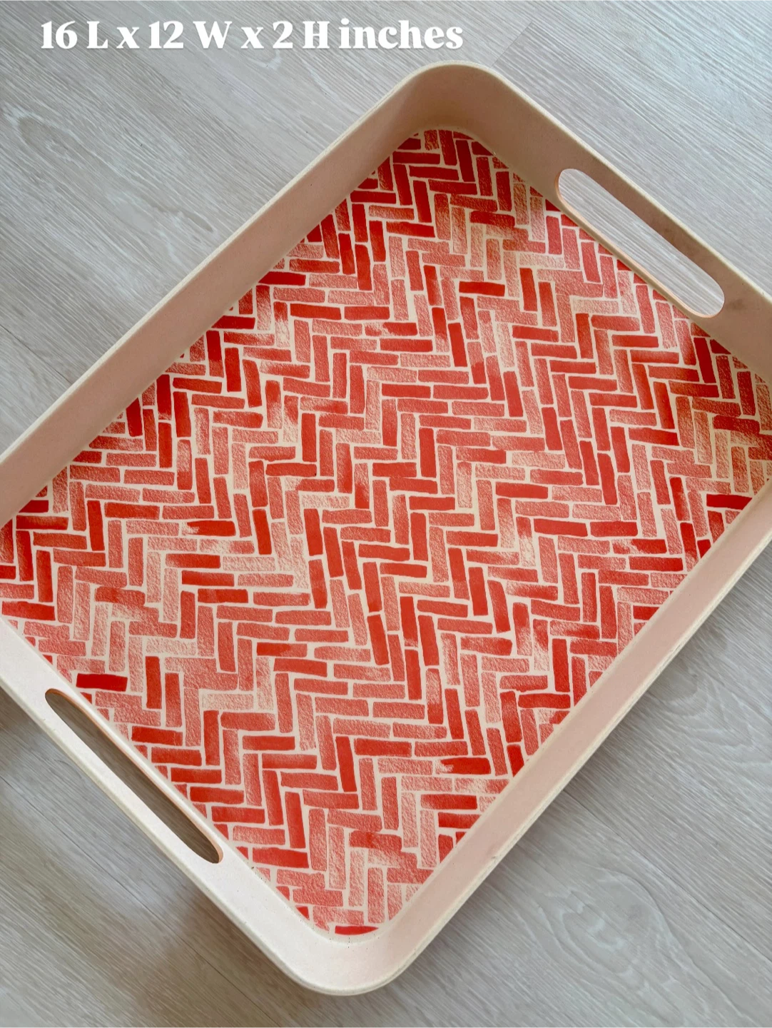 Serving Tray 16" L x 12" W x 2" H