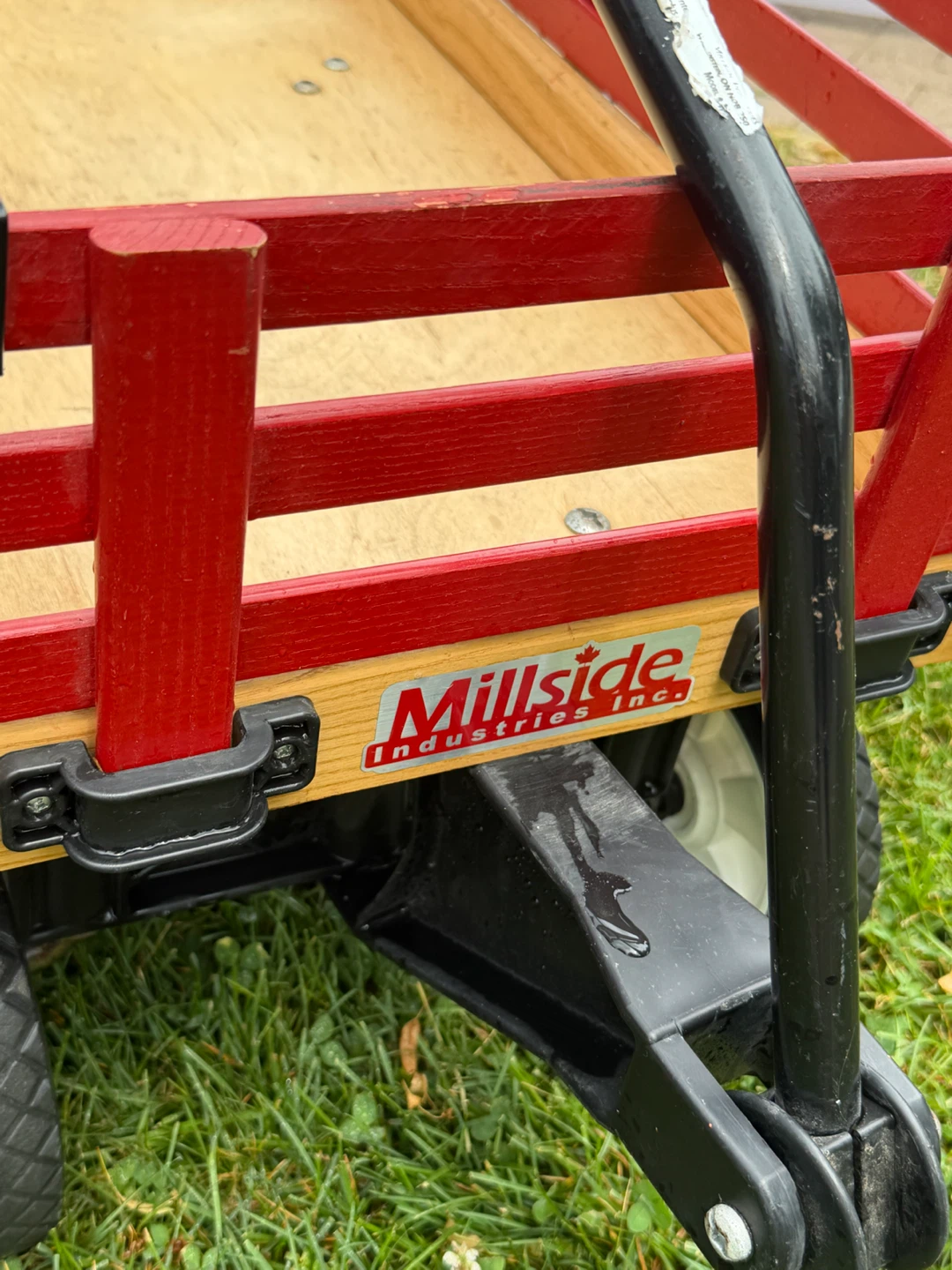Millside Industries Convertible Sleigh Wagon, Red Rails - photo 4