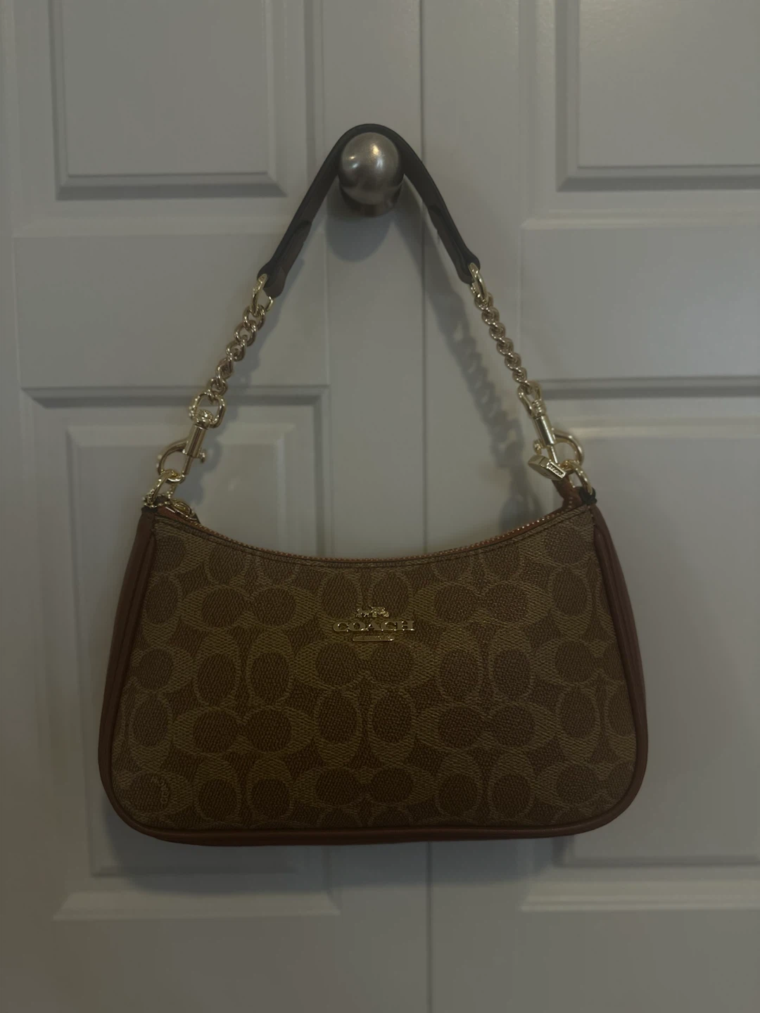 Coach Monogram Shoulder Bag