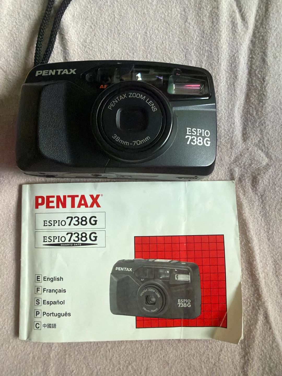 Pentax Espio 738 G with manual