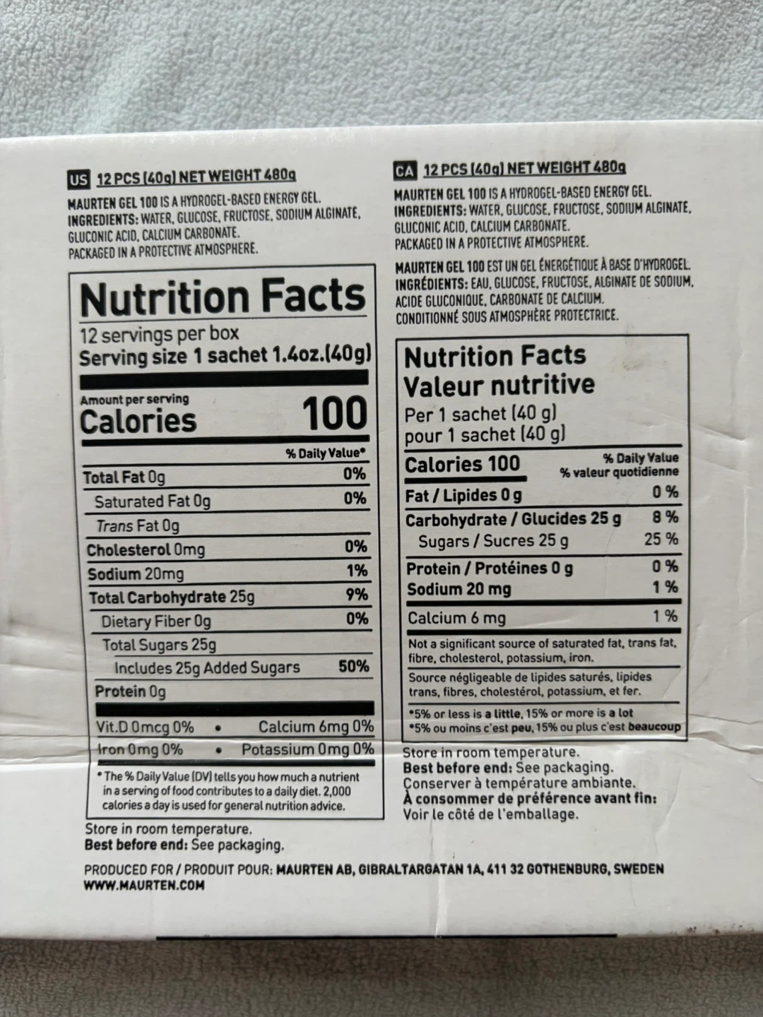 New Maurten Gel 100 12 Servings - photo 3