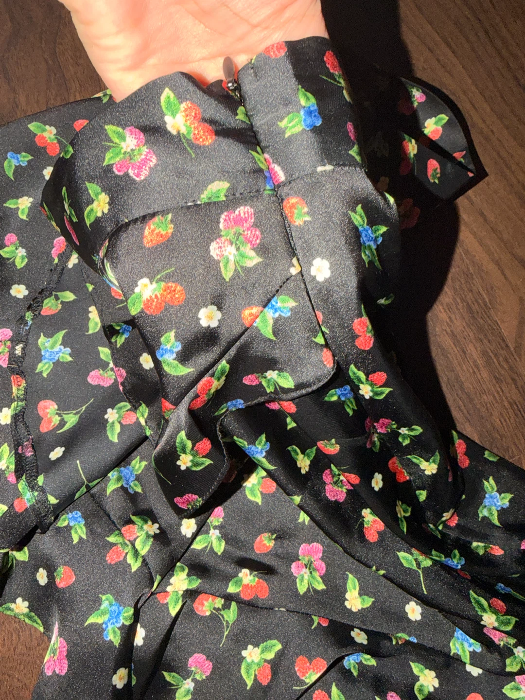 Zara Silk Floral Print Mini Skort - photo 2