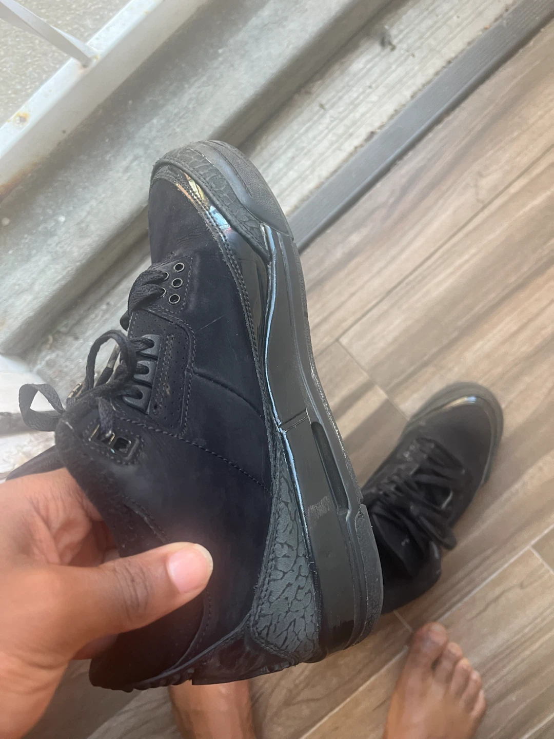Jordan 3 black cats - photo 2