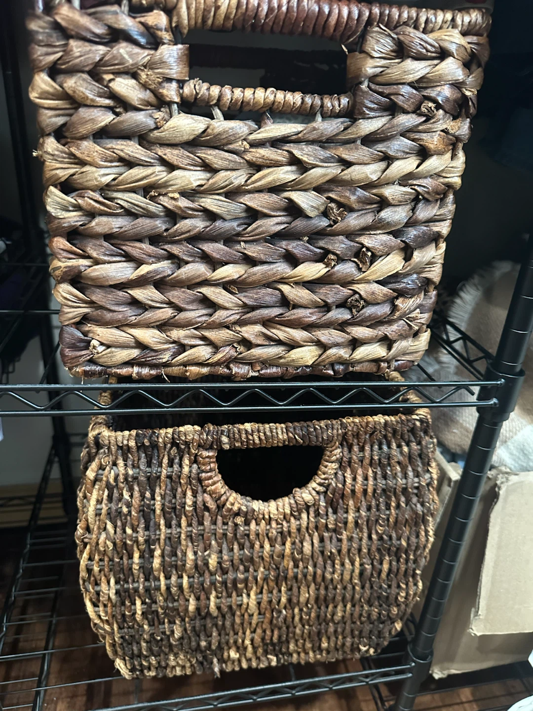Set of 4 - Woven Storage Baskets - See all pics! - photo 2
