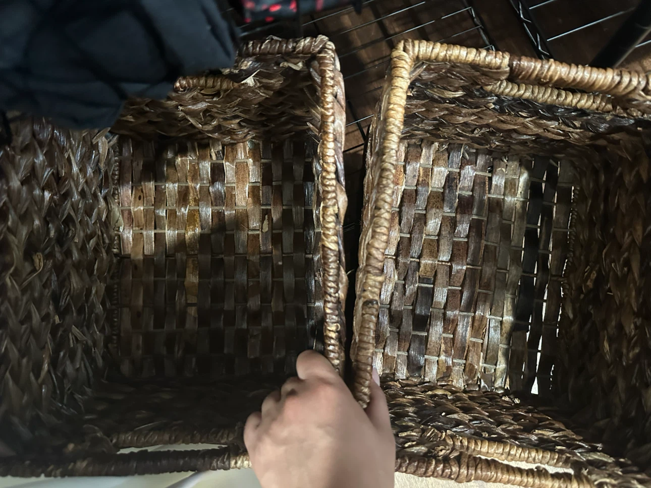 Set of 4 - Woven Storage Baskets - See all pics! - photo 4