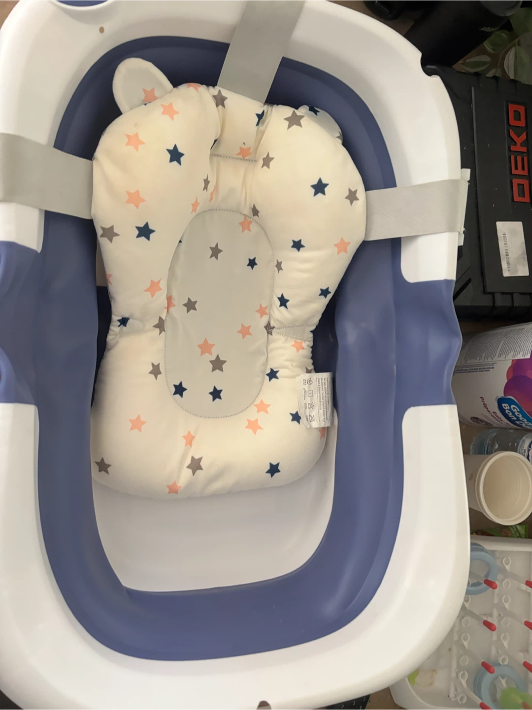 Folding Baby Bathtub with Digital Scale