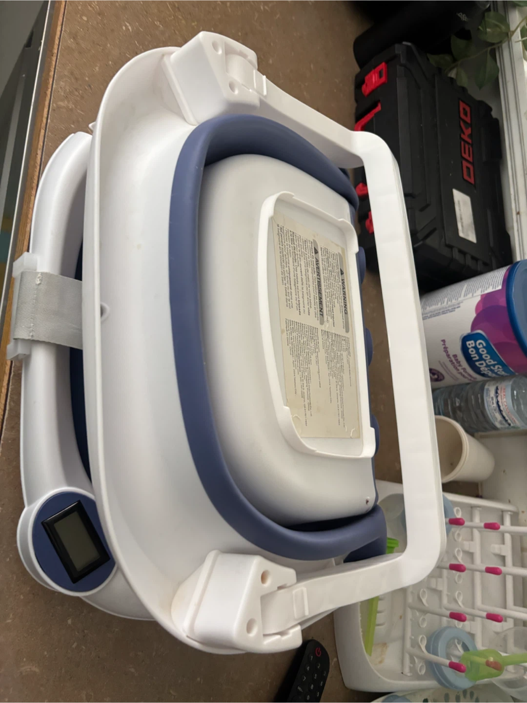 Folding Baby Bathtub with Digital Scale - photo 5