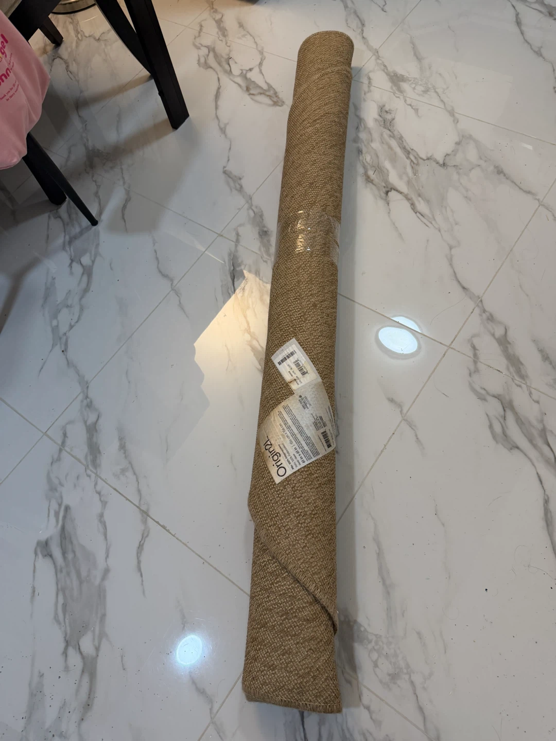 Big round jute rug - photo 2