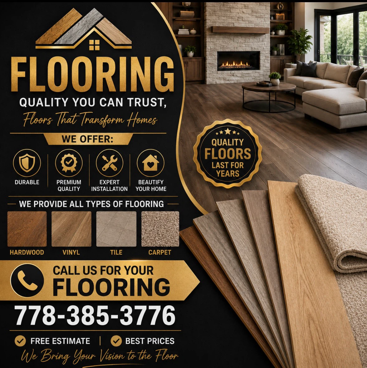 Flooring Services - All Types Available