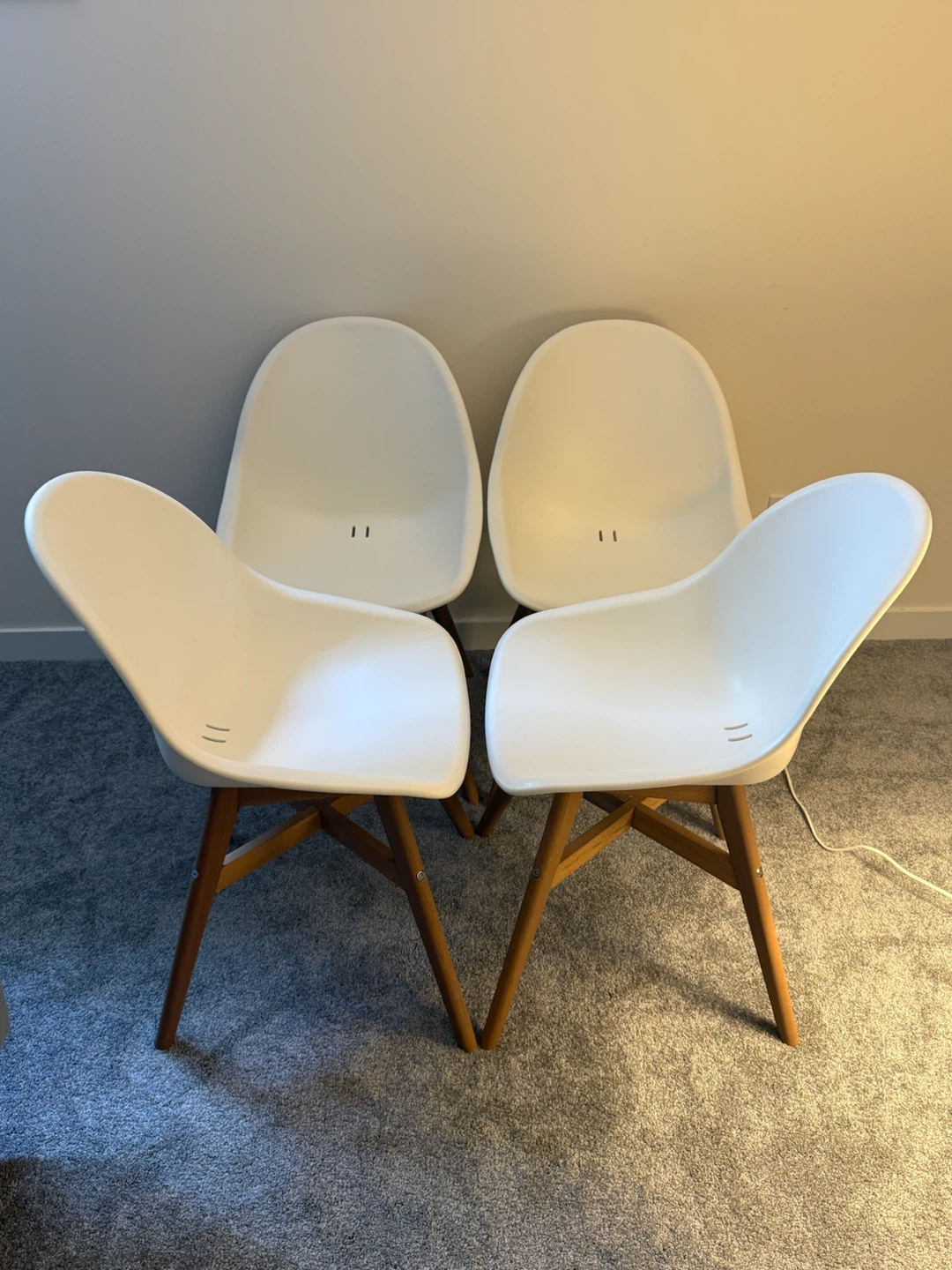 IKEA FANBYN Dining Chair - White x4