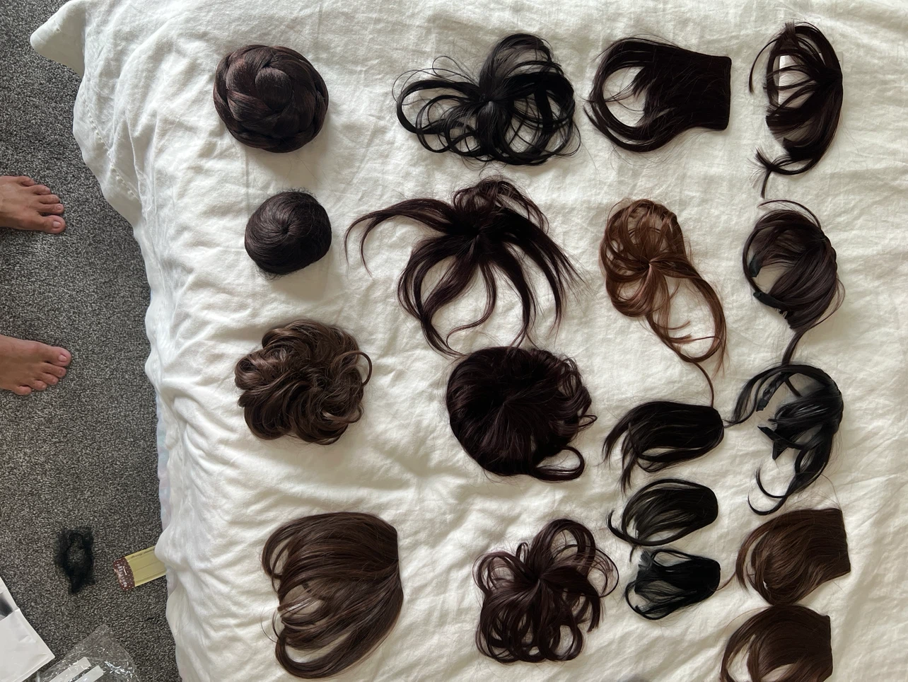 Assorted Hair Extensions and Pieces - photo 3